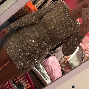 Carli Bybel x Missguided embellished bodycon dress